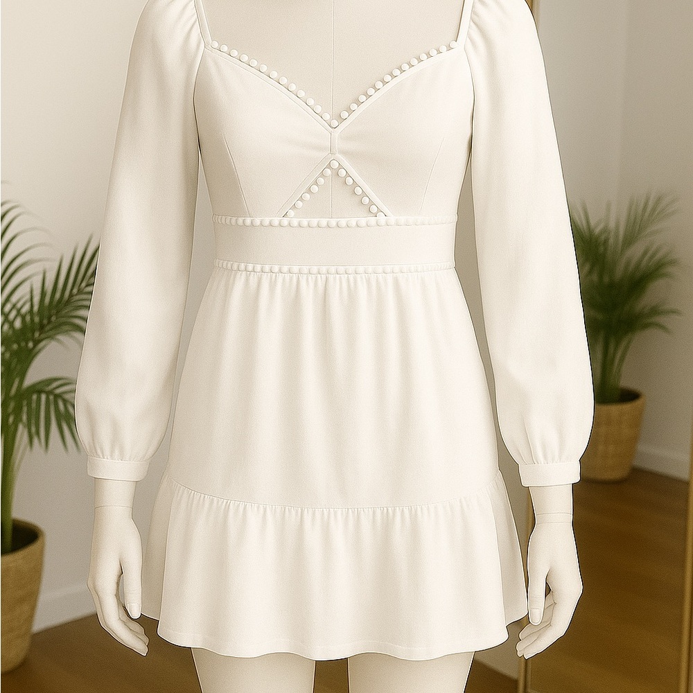 White Cut-Out Dress from Forever 21 (NWT)